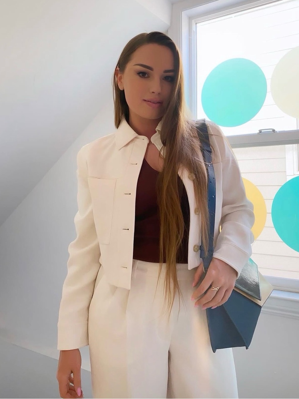 Wilfred Aritzia Ivory Cropped Utility Jacket Size 4